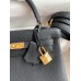 Hermes Kelly Retourne 25 Handmade Bag In Black Clemence Leather Hermes Kelly Retourne 25 Handmade Bag In Black Clemence Leather