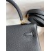 Hermes Kelly Retourne 25 Handmade Bag In Black Clemence Leather Hermes Kelly Retourne 25 Handmade Bag In Black Clemence Leather