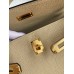 Hermes Kelly Retourne 25 Handmade Bag In Trench Clemence Leather
