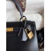 Hermes Kelly Sellier 25 Handmade Bag In Black Box Calfskin Hermes Kelly Sellier 25 Handmade Bag In Black Box Calfskin