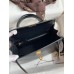Hermes Kelly Sellier 25 Handmade Bag In Black Box Calfskin Hermes Kelly Sellier 25 Handmade Bag In Black Box Calfskin