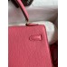 Hermes Kelly Sellier 25 Handmade Bag In Rose Lipstick Mysore Goatskin