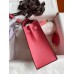 Hermes Kelly Sellier 25 Handmade Bag In Rose Lipstick Mysore Goatskin