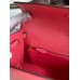 Hermes Kelly Sellier 25 Handmade Bag In Rose Lipstick Mysore Goatskin