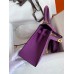 Hermes Kelly Sellier 25 Handmade Bag In Anemone Epsom Calfskin Hermes Kelly Sellier 25 Handmade Bag In Anemone Epsom Calfskin