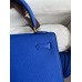 Hermes Kelly Sellier 25 Handmade Bag In Blue France Epsom Calfskin Hermes Kelly Sellier 25 Handmade Bag In Blue France Epsom Calfskin
