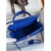 Hermes Kelly Sellier 25 Handmade Bag In Blue France Epsom Calfskin Hermes Kelly Sellier 25 Handmade Bag In Blue France Epsom Calfskin