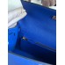Hermes Kelly Sellier 25 Handmade Bag In Blue France Epsom Calfskin Hermes Kelly Sellier 25 Handmade Bag In Blue France Epsom Calfskin