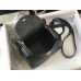 Hermes Lindy Mini Bag In Black Clemence Leather GHW Hermes Lindy Mini Bag In Black Clemence Leather GHW
