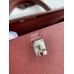 Hermes Kelly Sellier 25 Handmade Bag In Bordeaux Epsom Calfskin Hermes Kelly Sellier 25 Handmade Bag In Bordeaux Epsom Calfskin