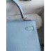 Hermes Kelly Sellier 25 Handmade Bag In Celeste Epsom Calfskin Hermes Kelly Sellier 25 Handmade Bag In Celeste Epsom Calfskin