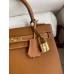 Hermes Kelly Sellier 25 Handmade Bag In Gold Epsom Calfskin Hermes Kelly Sellier 25 Handmade Bag In Gold Epsom Calfskin