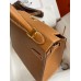 Hermes Kelly Sellier 25 Handmade Bag In Gold Epsom Calfskin Hermes Kelly Sellier 25 Handmade Bag In Gold Epsom Calfskin