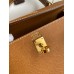 Hermes Kelly Sellier 25 Handmade Bag In Gold Epsom Calfskin Hermes Kelly Sellier 25 Handmade Bag In Gold Epsom Calfskin