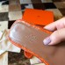 Hermes Oran Slide Sandals In Orange Shiny Niloticus Crocodile Skin Hermes Oran Slide Sandals In Orange Shiny Niloticus Crocodile Skin