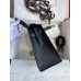 Hermes Kelly Sellier 25 Handmade Bag In Black Epsom Calfskin Hermes Kelly Sellier 25 Handmade Bag In Black Epsom Calfskin