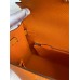 Hermes Kelly Sellier 25 Handmade Bag In Orange Epsom Calfskin Hermes Kelly Sellier 25 Handmade Bag In Orange Epsom Calfskin