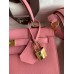 Hermes Kelly Sellier 25 Handmade Bag In Rose Confetti Epsom Calfskin