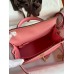 Hermes Kelly Sellier 25 Handmade Bag In Rose Confetti Epsom Calfskin