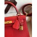 Hermes Kelly Sellier 25 Handmade Bag In Red Epsom Calfskin Hermes Kelly Sellier 25 Handmade Bag In Red Epsom Calfskin