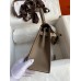 Hermes Kelly Sellier 25 Handmade Bag In Taupe Epsom Calfskin Hermes Kelly Sellier 25 Handmade Bag In Taupe Epsom Calfskin