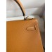 Hermes Kelly Sellier 25 Handmade Bag In Toffee Epsom Calfskin Hermes Kelly Sellier 25 Handmade Bag In Toffee Epsom Calfskin