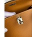 Hermes Kelly Sellier 25 Handmade Bag In Toffee Epsom Calfskin Hermes Kelly Sellier 25 Handmade Bag In Toffee Epsom Calfskin