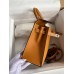 Hermes Kelly Sellier 25 Handmade Bag In Toffee Epsom Calfskin Hermes Kelly Sellier 25 Handmade Bag In Toffee Epsom Calfskin