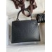 Hermes Kelly Sellier 25 Handmade Bag In Black Ostrich Leather Hermes Kelly Sellier 25 Handmade Bag In Black Ostrich Leather