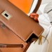 Hermes Kelly Retourne 25 Handmade Bag In Gold Swift Calfskin Hermes Kelly Retourne 25 Handmade Bag In Gold Swift Calfskin