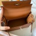 Hermes Kelly Retourne 25 Handmade Bag In Gold Swift Calfskin Hermes Kelly Retourne 25 Handmade Bag In Gold Swift Calfskin