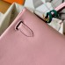 Hermes Kelly Retourne 25 Handmade Bag In Pink Swift Calfskin Hermes Kelly Retourne 25 Handmade Bag In Pink Swift Calfskin