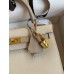 Hermes Kelly Sellier 25 Bicolor Bag in Craie and Trench Epsom Calfskin Hermes Kelly Sellier 25 Bicolor Bag in Craie and Trench Epsom Calfskin