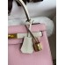 Hermes Kelly Sellier 25 Bicolor Bag in Rose Sakura and Craie Epsom Calfskin Hermes Kelly Sellier 25 Bicolor Bag in Rose Sakura and Craie Epsom Calfskin
