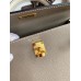 Hermes Kelly Sellier 25 Bicolor Bag in Taupe and Craie Epsom Calfskin