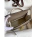 Hermes Kelly Sellier 25 Bicolor Bag in Taupe and Craie Epsom Calfskin