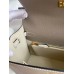 Hermes Kelly Sellier 25 Bicolor Bag in Taupe and Craie Epsom Calfskin
