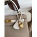 Hermes Kelly Sellier 25 Bicolor Bag in Trench and Craie Epsom Calfskin Hermes Kelly Sellier 25 Bicolor Bag in Trench and Craie Epsom Calfskin