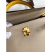 Hermes Kelly Sellier 25 Bicolor Bag in Trench and Yellow Epsom Calfskin Hermes Kelly Sellier 25 Bicolor Bag in Trench and Yellow Epsom Calfskin