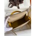Hermes Kelly Sellier 25 Bicolor Bag in Trench and Yellow Epsom Calfskin Hermes Kelly Sellier 25 Bicolor Bag in Trench and Yellow Epsom Calfskin
