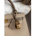 Hermes Kelly Sellier 25 Bicolor Bag in Trench and Taupe Epsom Calfskin