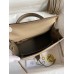 Hermes Kelly Sellier 25 Bicolor Bag in Trench and Taupe Epsom Calfskin