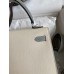 Hermes Kelly Sellier 25 Bicolor Bag in Craie and Gris Mouette Epsom Calfskin Hermes Kelly Sellier 25 Bicolor Bag in Craie and Gris Mouette Epsom Calfskin