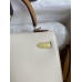 Hermes Kelly Sellier 25 Tricolor Bag in Craie/Sesame/Yellow Epsom Calfskin Hermes Kelly Sellier 25 Tricolor Bag in Craie/Sesame/Yellow Epsom Calfskin
