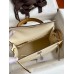 Hermes Kelly Sellier 25 Tricolor Bag in Craie/Sesame/Yellow Epsom Calfskin Hermes Kelly Sellier 25 Tricolor Bag in Craie/Sesame/Yellow Epsom Calfskin