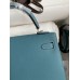 Hermes Kelly Sellier 25 Handmade Bag In Blue Jean Epsom Calfskin Hermes Kelly Sellier 25 Handmade Bag In Blue Jean Epsom Calfskin