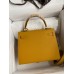 Hermes Kelly Sellier 25 Handmade Bag In Jaune Ambre Epsom Calfskin Hermes Kelly Sellier 25 Handmade Bag In Jaune Ambre Epsom Calfskin