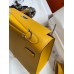 Hermes Kelly Sellier 25 Handmade Bag In Jaune Ambre Epsom Calfskin Hermes Kelly Sellier 25 Handmade Bag In Jaune Ambre Epsom Calfskin
