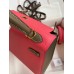 Hermes Kelly Sellier 25 Bicolor Bag in Rose Extremea nd Taupe Epsom Calfskin Hermes Kelly Sellier 25 Bicolor Bag in Rose Extremea nd Taupe Epsom Calfskin