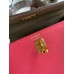 Hermes Kelly Sellier 25 Bicolor Bag in Rose Extremea nd Taupe Epsom Calfskin Hermes Kelly Sellier 25 Bicolor Bag in Rose Extremea nd Taupe Epsom Calfskin